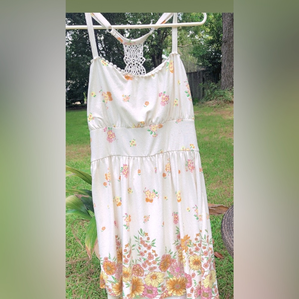 Cute floral mid dress